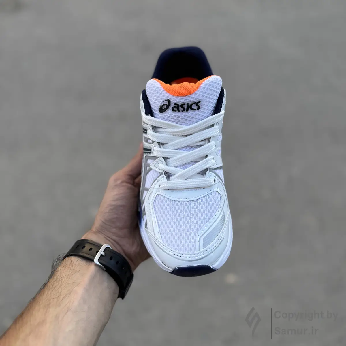 گالری تصاویر کتونی اسیکس کایانو 20 سفید سرمه ای